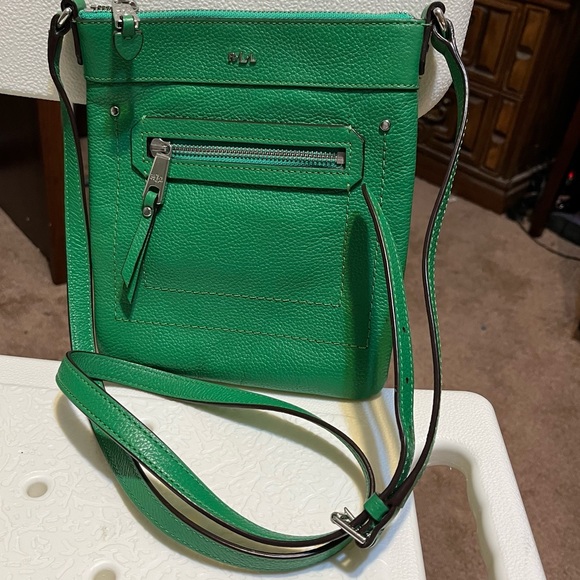 Lauren Ralph Lauren Handbags - Ralph Lauren green messenger crossbody